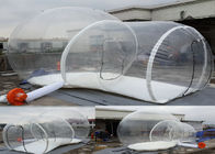 barraca inflável clara da bolha do PVC de 1.0mm/barraca de acampamento para o diâmetro do partido 4m da família