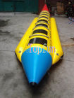 Barco de banana inflável para a cor/tamanhos de encerado do Pvc da venda/0.9mm/OEM