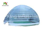 Waterproof a estrutura de duplas camada inflável da barraca da bolha da abóbada do PVC de 1.0mm