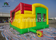 Castelo de salto inflável vermelho personalizado da casa de boneca com corrediça para o partido