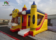 Crianças interessantes e castelo de salto inflável adulto, leão-de-chácara inflável comercial combinado