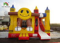 Crianças interessantes e castelo de salto inflável adulto, leão-de-chácara inflável comercial combinado