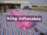 Corrediça/círculo/gota grandes infláveis roxos/do azul 0.9mm PVC do ar para o divertimento da água