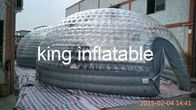 1,0 milímetros de aprovação inflável transparente do CE do diâmetro da barraca 5m do ar do PVC