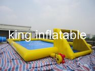 Jogos infláveis dos esportes do único tubo do PVC para a atividade dos adultos/crianças