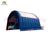 Barraca médica inflável azul com água - costura dobro do telhado branco da prova