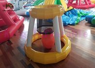 Brinquedos infláveis de flutuação herméticos engraçados da água do jogo de basquetebol para o parque de diversões