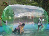 Brinquedo inflável transparente da água do PVC/TPU/rolo inflável da água para o uso alugado