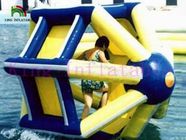 Brinquedo colorido de encerado do PVC da roda de água da explosão de 3 * de 2.8m para o uso do verão do adulto/crianças