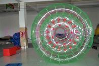 2,4 brinquedo inflável transparente inflável da água do pvc da bola de rolamento 1.0mm da água do diâmetro