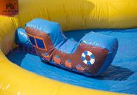 Casas do salto do PVC do trópico para as crianças, mini leão-de-chácara do pirata com piscina
