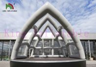 Barraca inflável branca do evento do PVC com forma do teatro da ópera de Sydney e o telhado transparente