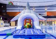 Parque colorido para crianças, brinquedo inflável da água do PVC de Multiplay com obstáculo/corrediça