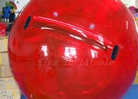 Caminhada inflável do diâmetro do PVC/PTU 2m do vermelho 0.8mm na bola da água com impressão
