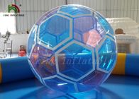 de futebol transparente do PVC/PTU de 1,0 milímetros explosão inflável da bola que anda na bola da água