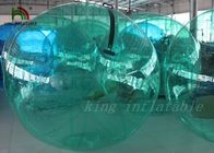 Bola de passeio da água transparente verde ou azul, bola inflável da água pelo PVC/PTU