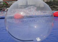 caminhada inflável transparente do PVC/TPU de 1,0 milímetros no padrão da bola EN71 da água