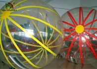 Da água durável do PVC/PTU das cordas coloridas bola de passeio inflável pela máquina de soldadura do ar quente