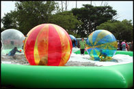 PVC personalizado diâmetro Wak da Misturado-cor 2m na bola da água para o parque da água