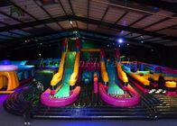 Parque de diversões inflável personalizado do tamanho para as crianças anti - rompido