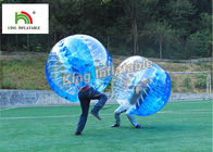bola transparente da bolha da bola abundante inflável do PVC de 1.0mm para jogos de futebol