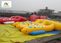 Bens infláveis personalizados do amarelo de 6 barcos de pesca com mosca do esporte de Seater