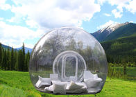 barraca inflável transparente da bolha de 4.5m com túnel para o aluguel de acampamento exterior