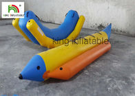 jangada inflável inflável da banana do barco/água de banana de encerado do PVC de 0.9mm para a pesca com mosca do córrego