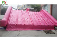 Jardim corrediça de água inflável de encerado do PVC do PVC de 0,55 milímetros para a cor cor-de-rosa das crianças personalizada