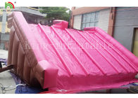 Jardim corrediça de água inflável de encerado do PVC do PVC de 0,55 milímetros para a cor cor-de-rosa das crianças personalizada