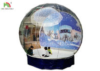 Espaço livre inflável da bola da neve do tamanho humano foto do globo do PVC de 0,8 milímetros que toma EN14960 para a foto /Advertising da tomada