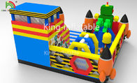 Modelo de salto inflável do robô do castelo das crianças com corrediça garantia de 2 anos
