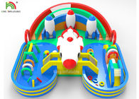 Parque temático inflável da nave espacial do parque da criança para o arrendamento comercial do partido do divertimento