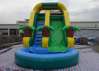 Encerado inflável do PVC da corrediça de água do divertimento para o parque inflável da água do divertimento das crianças para crianças