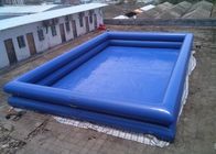 piscinas infláveis de encerado do PVC do tubo da parede do dobro de 12 x 8 x 1,3 m acima da terra para o divertimento