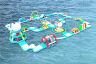 Parque de jogos de flutuação da água de Cat Theme Bespoke Design Inflatable