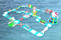 Parque de jogos de flutuação da água de Cat Theme Bespoke Design Inflatable