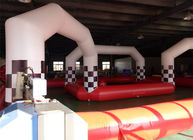 Trilha inflável do curso de raça do carro dos grandes adultos exteriores das crianças