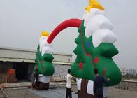 Floco de neve inflável do evento dos arcos da decoração da árvore de Natal do partido