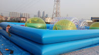 piscinas infláveis de encerado do PVC de 0,9 milímetros diâmetro da tubulação de 1,3 m para o divertimento