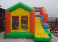 Fortifique o tipo castelo de salto inflável com corrediça para o parque de diversões exterior das crianças