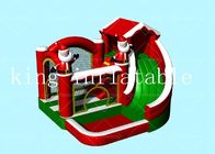Castelos Bouncy dos produtos infláveis do Natal EN71 com o encerado do PVC da corrediça