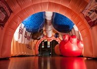 Corpo humano da barraca inflável do evento com órgãos para a tela do nylon da exposição