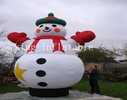 desenhos animados do boneco de neve do Natal de 5mH Inflatables para a decoração exterior do Natal