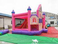 A princesa inflável Themed Jumping Castle das crianças exteriores salta o encerado do PVC da casa