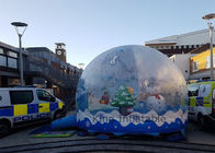 balão inflável do globo da neve de encerado do PVC de 3m para fotos da tomada