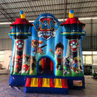 Encerado Paw Patrol Inflatable Bounce House do PVC das crianças com corrediça