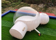 Barraca 6m inflável semi transparente da bolha com banheiro do túnel
