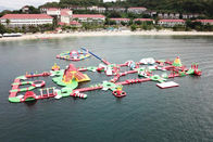 Parque inflável de flutuação da água dos jogos do esporte do mar do divertimento para crianças dos adultos