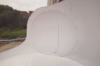 Barraca clara inflável da bolha do hotel transparente de 5m com túnel e banheiro